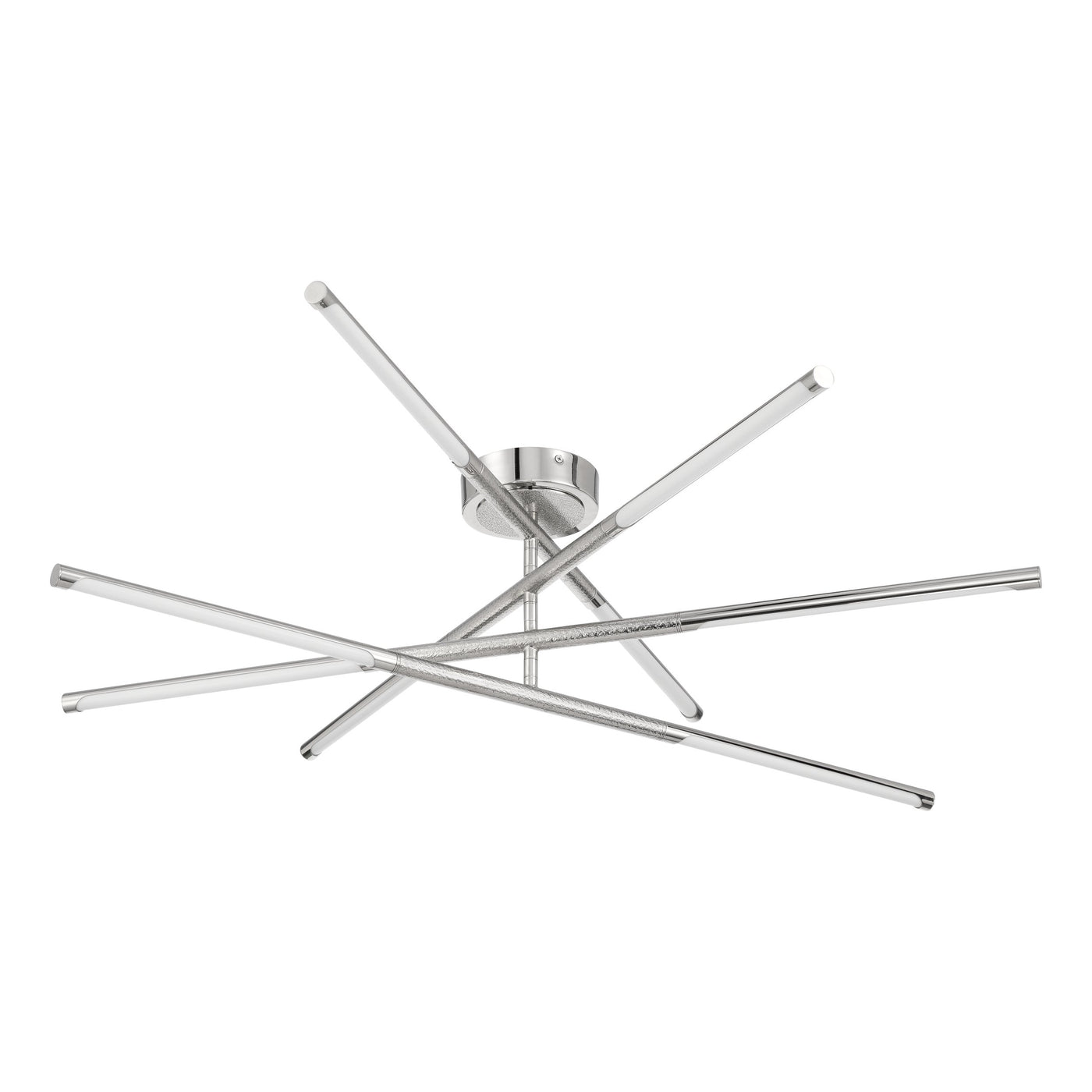 Overture 36-inch 8-light Polished Nickel 5CCT LED Chandelier