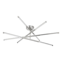 Overture 36-inch 8-light Polished Nickel 5CCT LED Chandelier