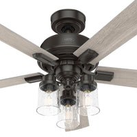 52 inch Hartland Noble Bronze Ceiling Fan with LED Light Kit and Handheld Remote