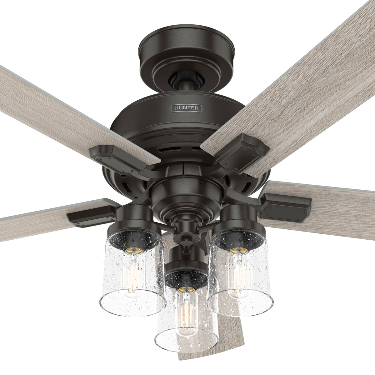 52 inch Hartland Noble Bronze Ceiling Fan with LED Light Kit and Handheld Remote