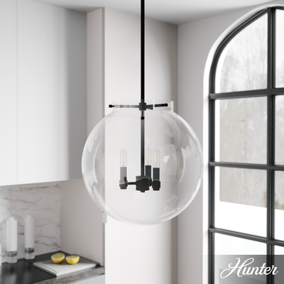 Saddle Creek 7.5-inch 1-light Brushed Nickel Semi-Flush Mount with Seeded Glass