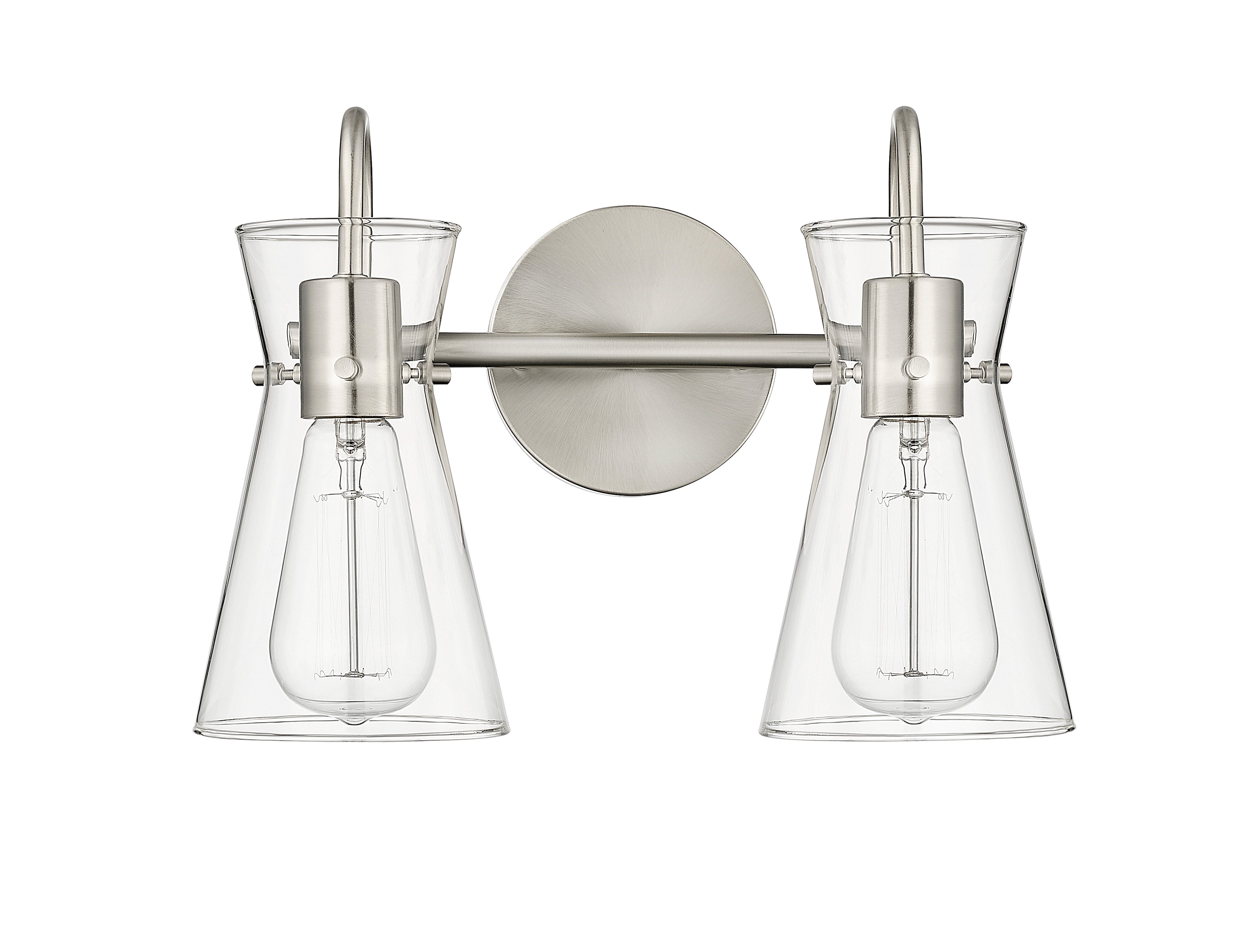 13.4'' Camellia Brushed Nickel 2 Light Bath Vanity