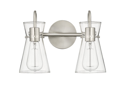 13.4'' Camellia Brushed Nickel 2 Light Bath Vanity