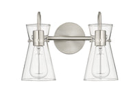 13.4'' Camellia Brushed Nickel 2 Light Bath Vanity