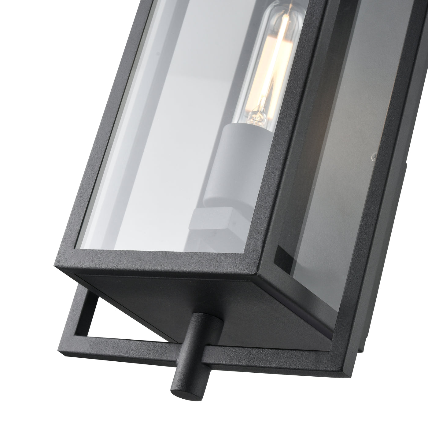 8.3'' Rankin Textured Black 1 Light Wall Sconce