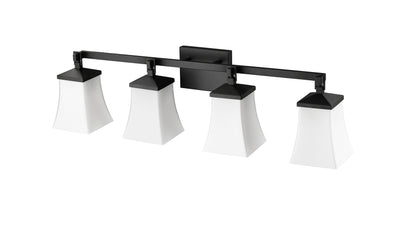 33.25'' Sonorra Matte Black 4 Light Bath Vanity