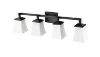33.25'' Sonorra Matte Black 4 Light Bath Vanity