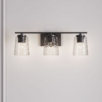 23'' Saben Matte Black 3 Light Bath Vanity