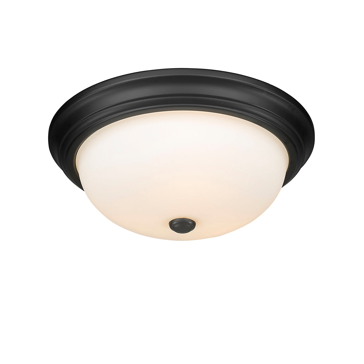 5.75'' Kipson Matte Black 3 Light Flush Mount