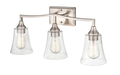 24'' Caily Brushed Nickel 3 Light Bath Vanity