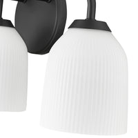 22.75'' Norah Matte Black 3 Light Bath Vanity