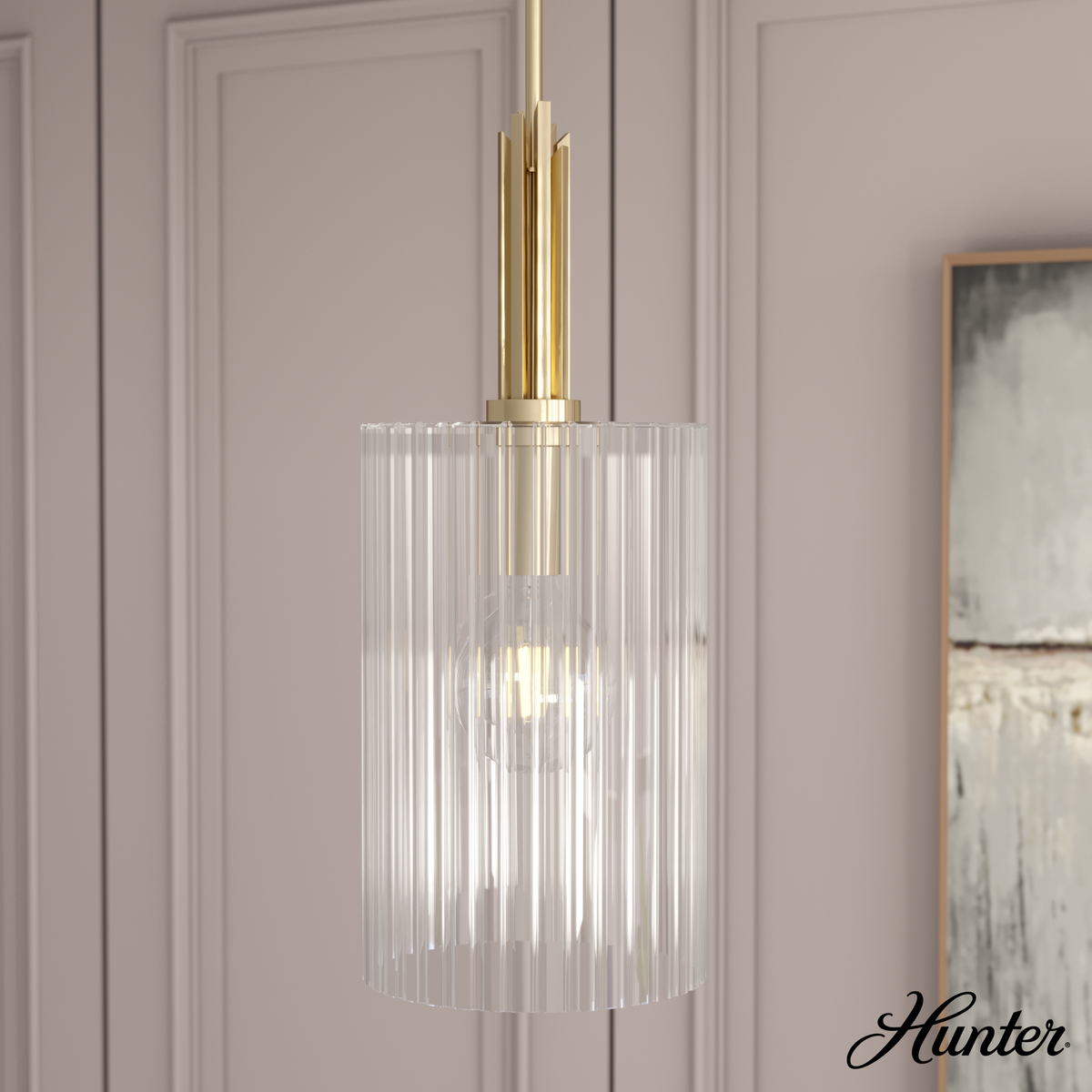 Saddle Creek 10-inch 1-light Brushed Nickel Schoolhouse Pendant with Seeded Glass