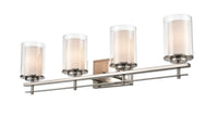 31'' Huderson Brushed Nickel 4 Light Bath Vanity