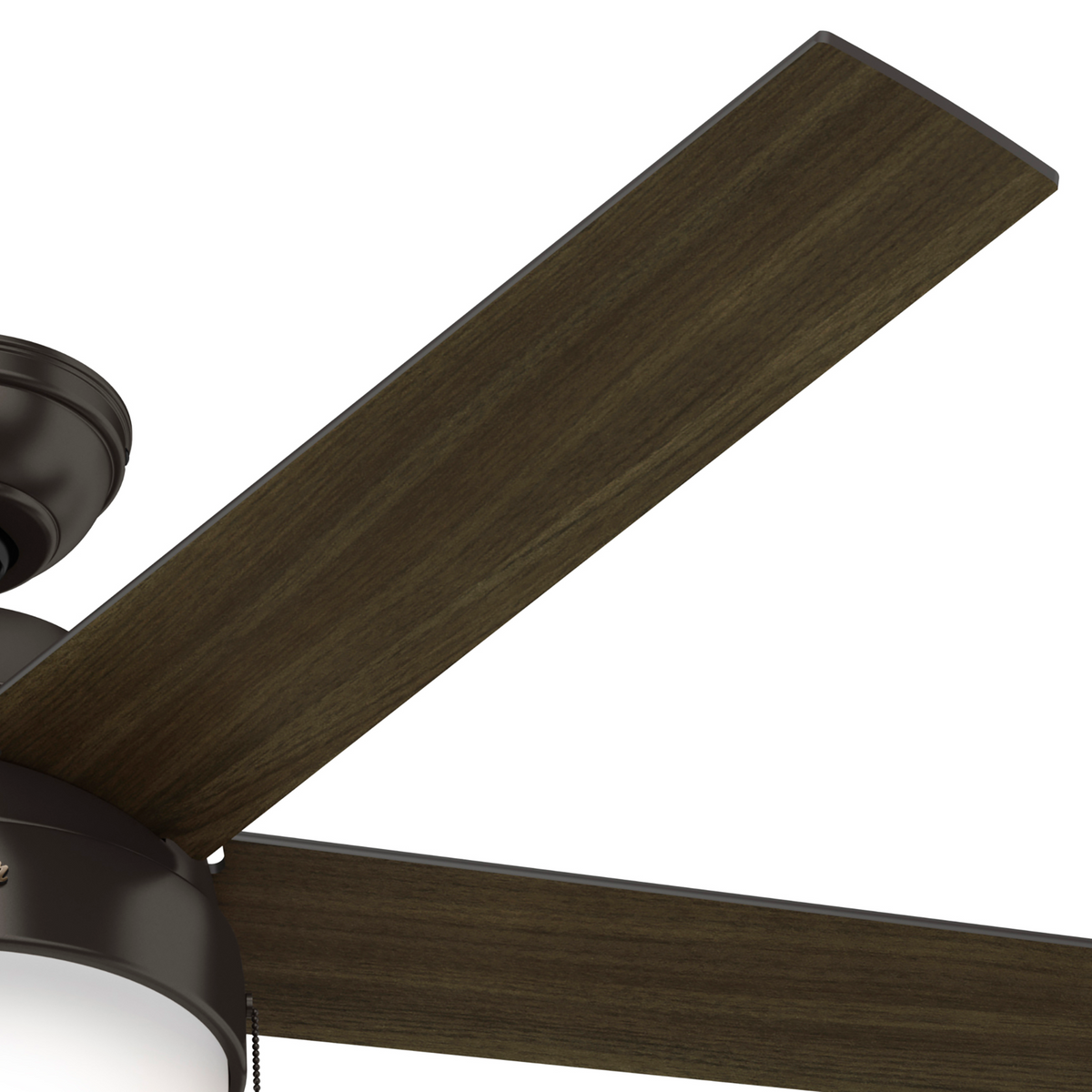 52 inch Anslee Premier Bronze Ceiling Fan with LED Light Kit and Pull Chain