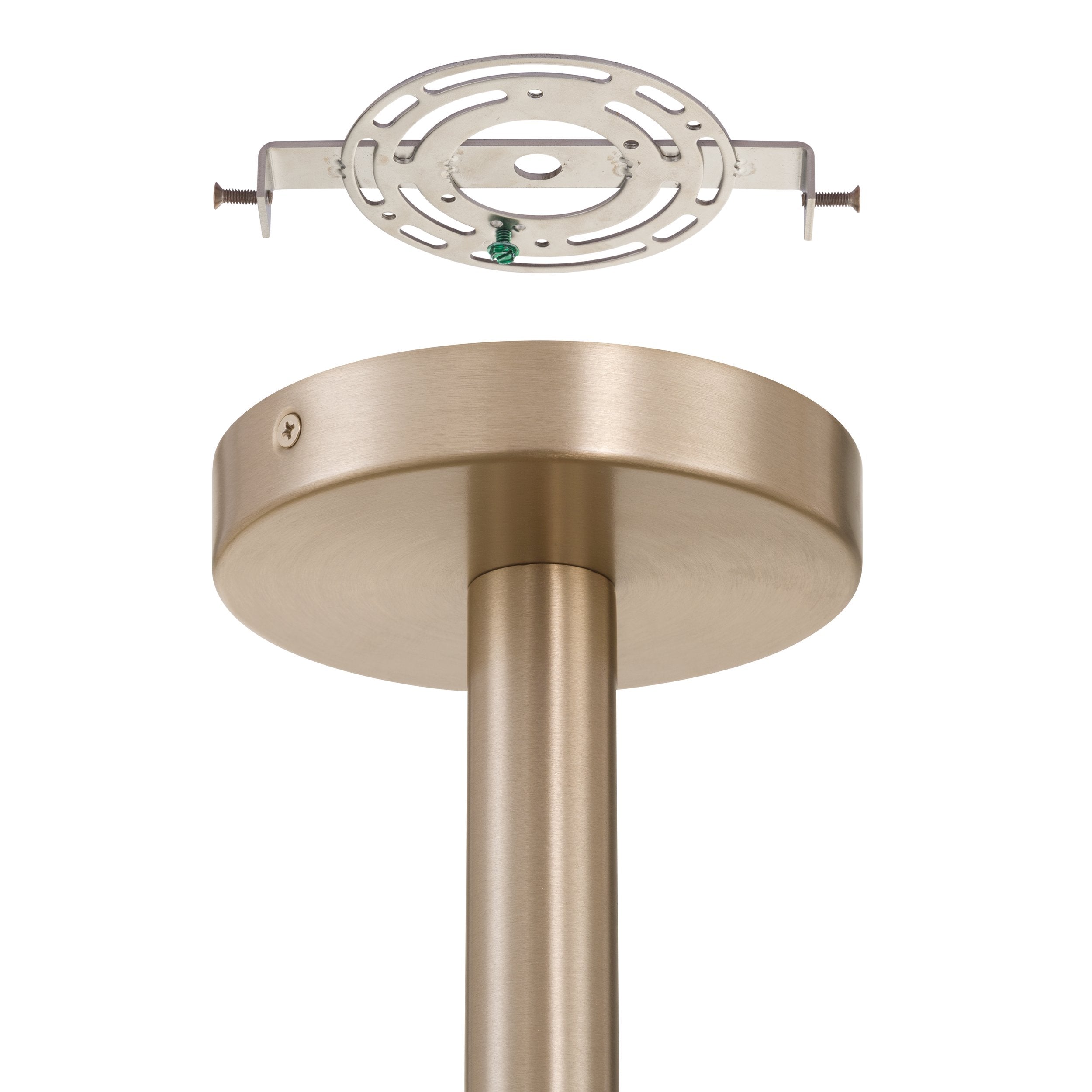 Courtney 12-inch Champagne Gold 5CCT LED Convertible Pendant with Clear Water Glass