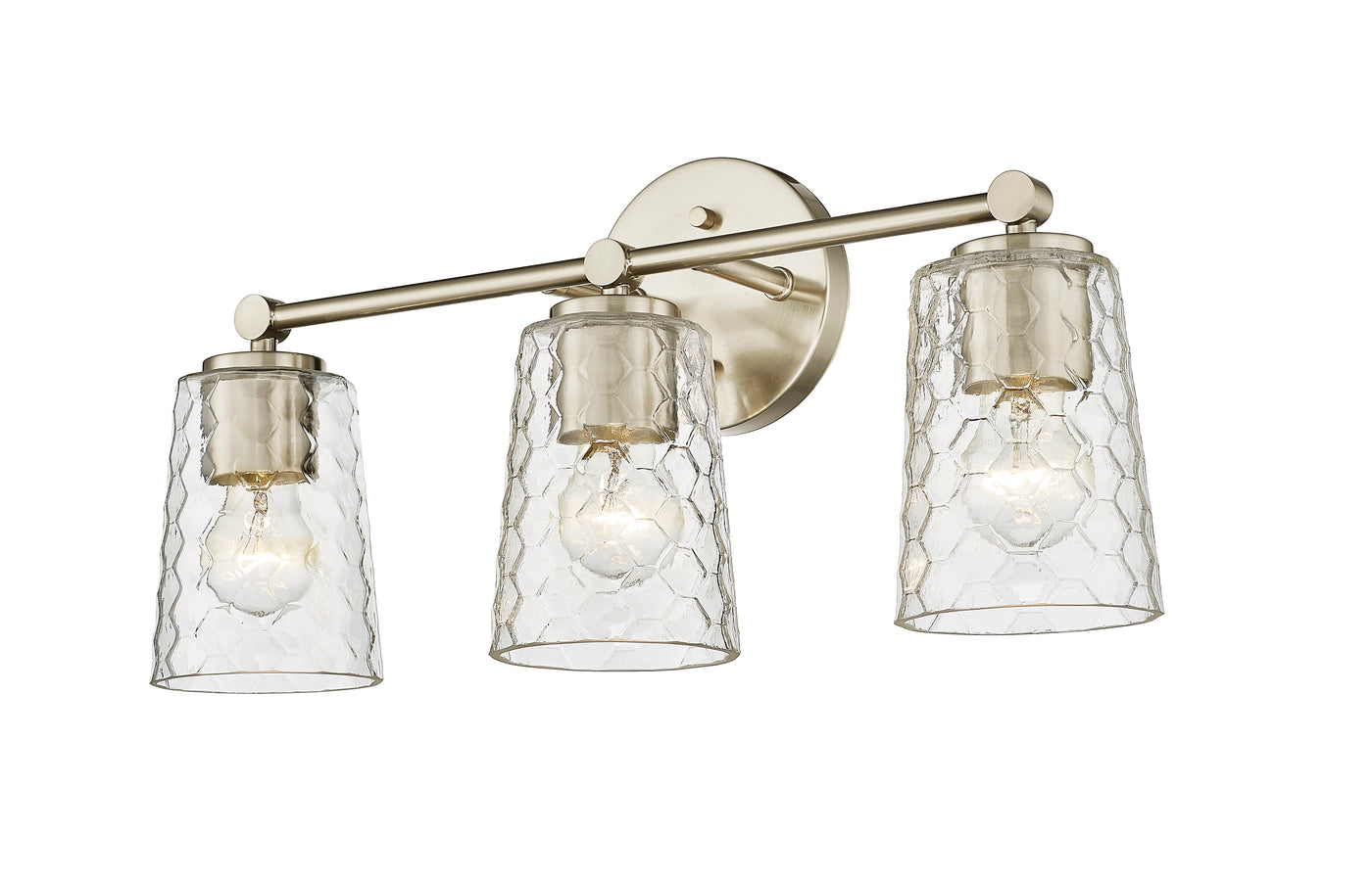 20'' Ashli Modern Gold 3 Light Bath Vanity