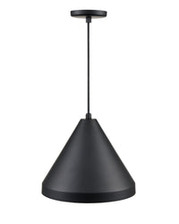 11.25'' R Series Satin Black 1 Light Pendant
