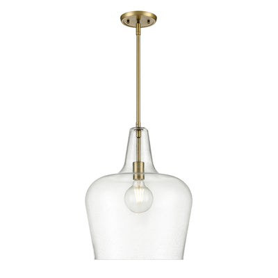 17.75'' Puckette Vintage Brass 1 Light Pendant