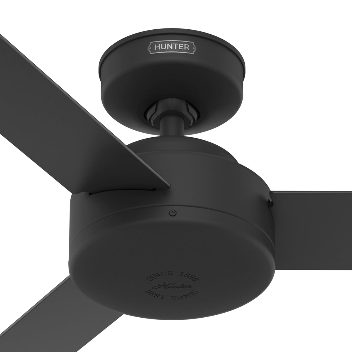44 inch Presto Matte Black Ceiling Fan and Wall Control