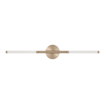 Overture 32-inch 2-light Champagne Gold 5CCT LED Vanity Light