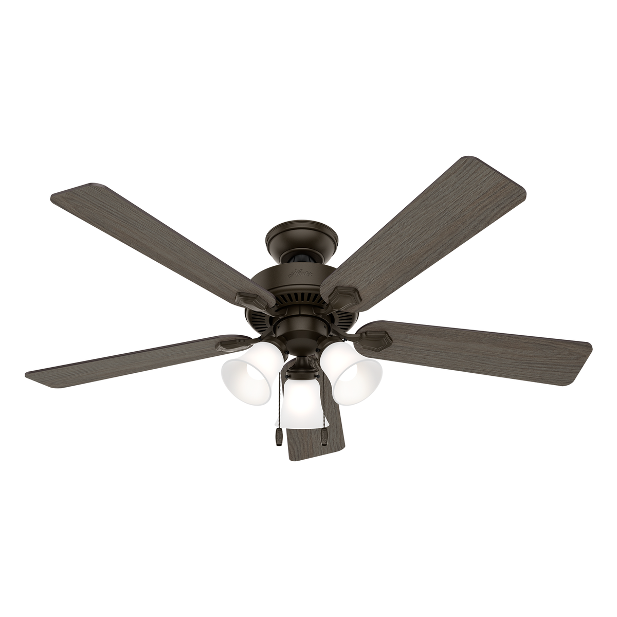 52 inch Swanson New Bronze Ceiling Fan with LED Light Kit