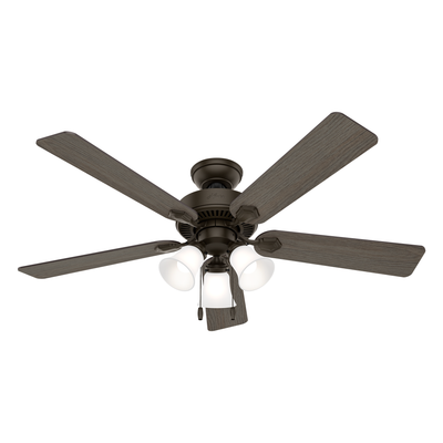 52 inch Swanson New Bronze Ceiling Fan with LED Light Kit