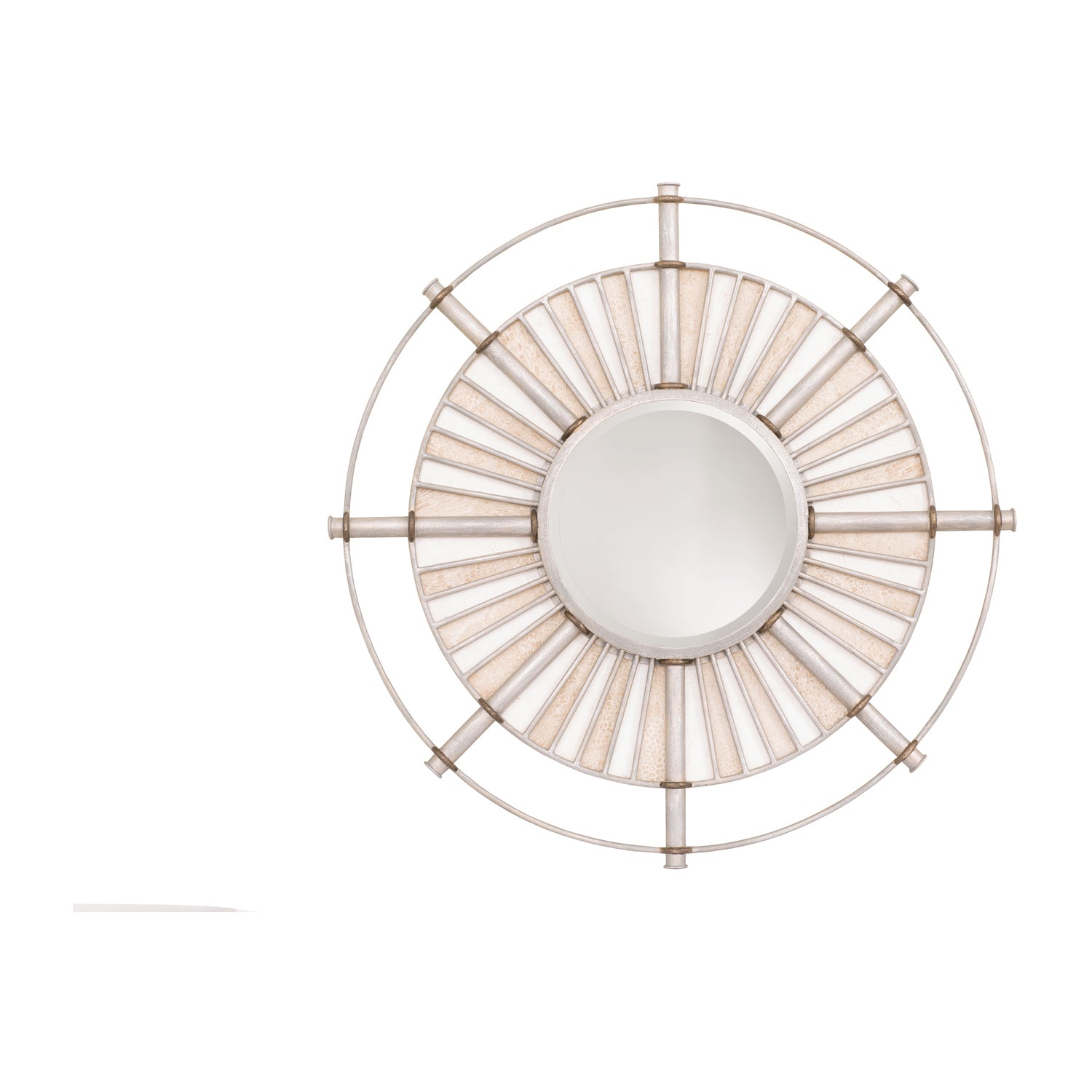 26'' Bal Harbour Pearl Silver Wall Mirror