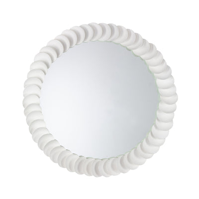 Cocco Matte White Wall Mirror