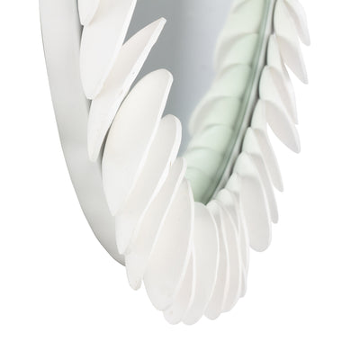 Cocco Matte White Wall Mirror