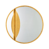 Divisio Oxidized Gold Leaf Wall Mirror