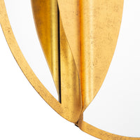 Divisio Oxidized Gold Leaf Wall Mirror