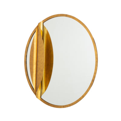 Divisio Oxidized Gold Leaf Wall Mirror