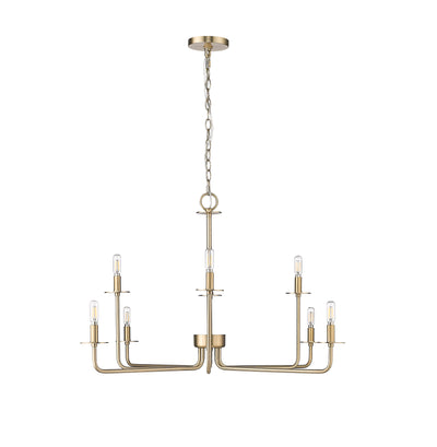 22'' Marceline Modern Gold 8 Light Chandelier
