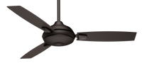 Casablanca 54 inch Verse Maiden Bronze Damp Rated Ceiling Fan with LED Light Kit and Handheld Remote