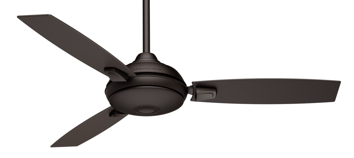 Casablanca 54 inch Verse Maiden Bronze Damp Rated Ceiling Fan with LED Light Kit and Handheld Remote
