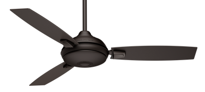 Casablanca 54 inch Verse Maiden Bronze Damp Rated Ceiling Fan with LED Light Kit and Handheld Remote