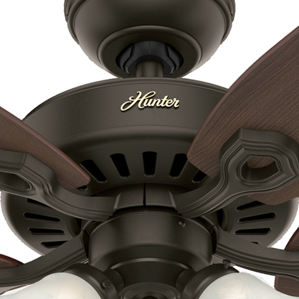 52 inch Builder New Bronze Ceiling Fan with LED Light Kit and Pull Chain