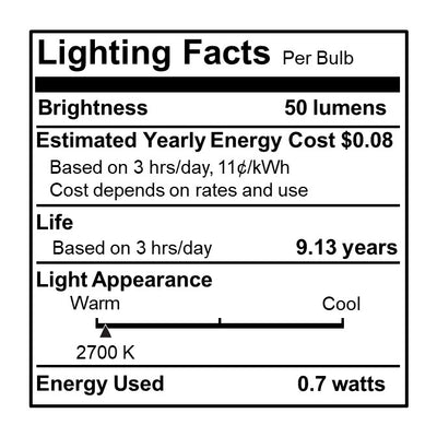 14-foot Black G16 LED String Light Kit with 10 Bulbs, 2700K