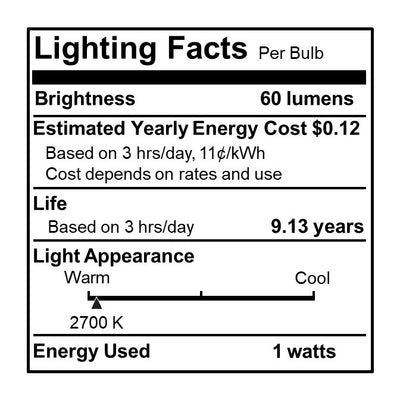 48-foot Black S14 LED String Light Kit with 15 Bulbs, 2700K, 2-Pack