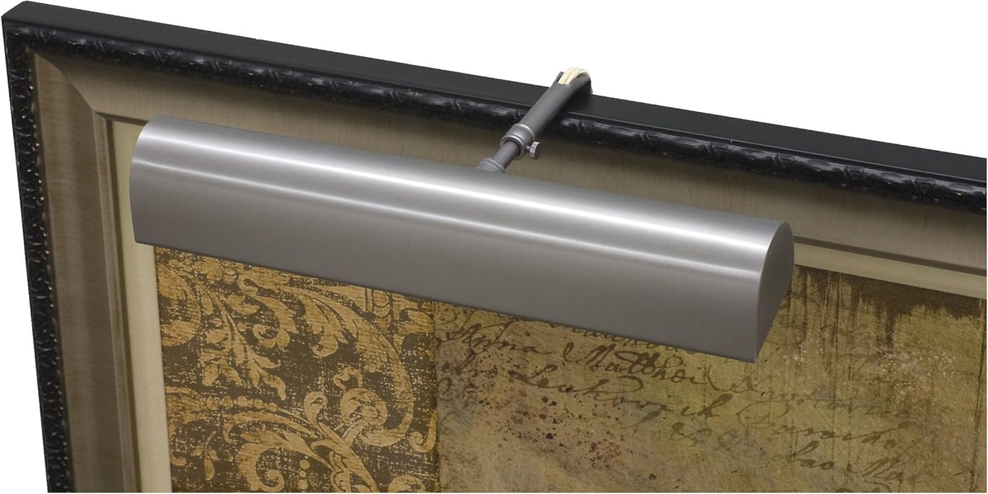 18-inch Classic Traditional Satin Nickel Plug-In Picture Light