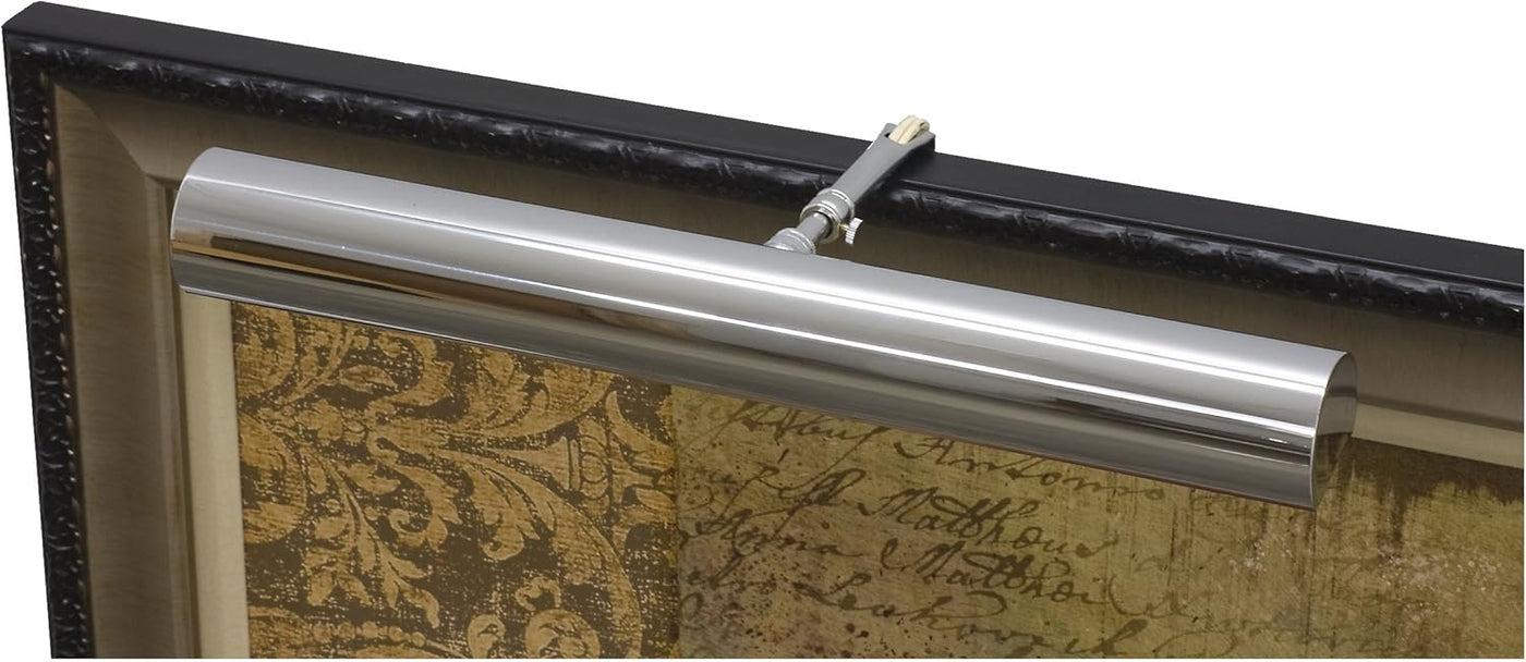 16-inch Classic Contemporary Chrome Plug-In Picture Light