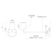 Barclay 3-in Steel Wall Light