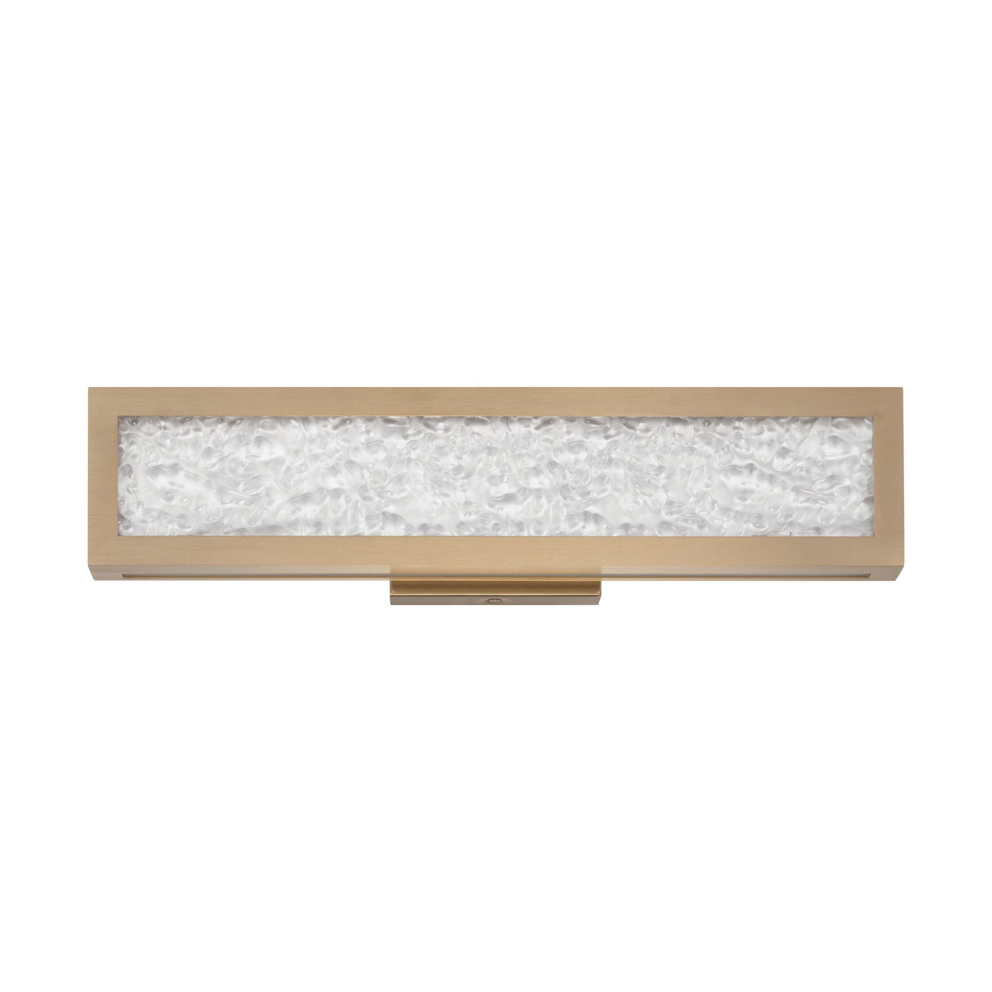 Courtney 18-inch Champagne Gold 5CCT LED Vanity Light with Clear Water Glass