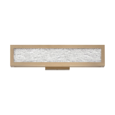 Courtney 18-inch Champagne Gold 5CCT LED Vanity Light with Clear Water Glass