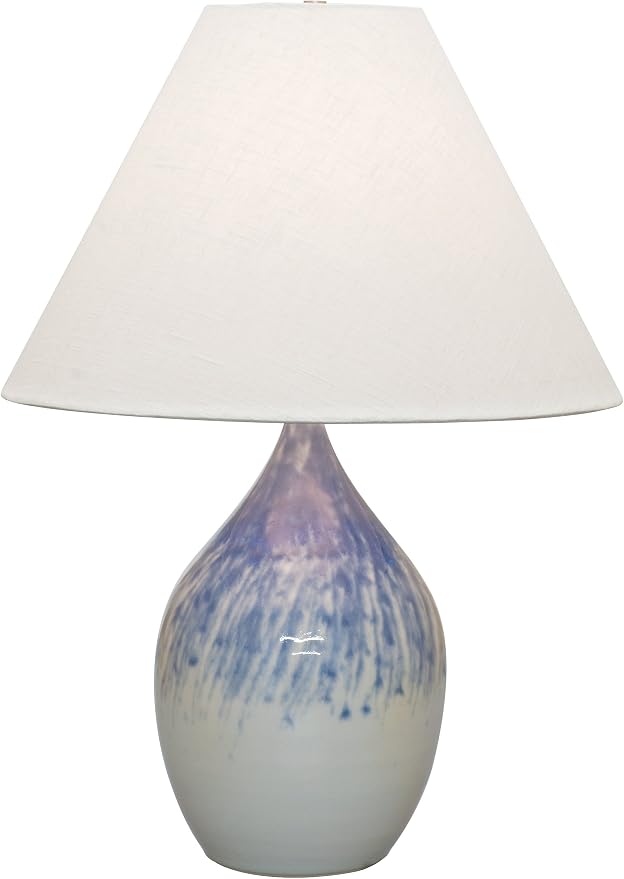 28-inch Scatchard Decorated Gray Table Lamp