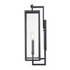 6'' Lamont Textured Black 2 Light Wall Sconce