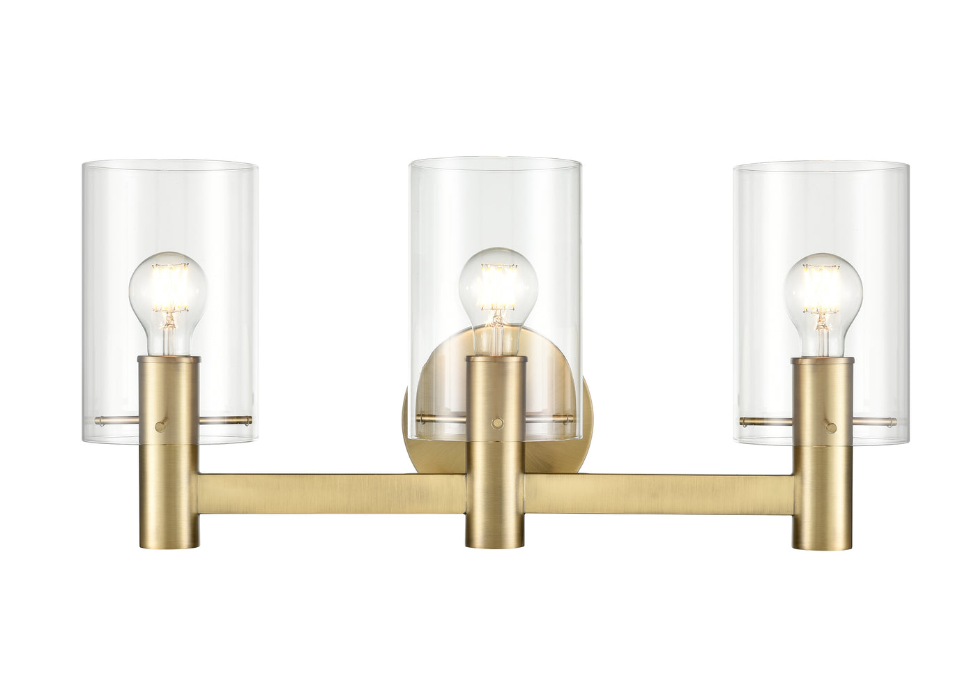 24'' Apolla Vintage Brass 3 Light Bath Vanity