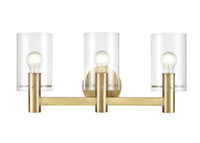24'' Apolla Vintage Brass 3 Light Bath Vanity