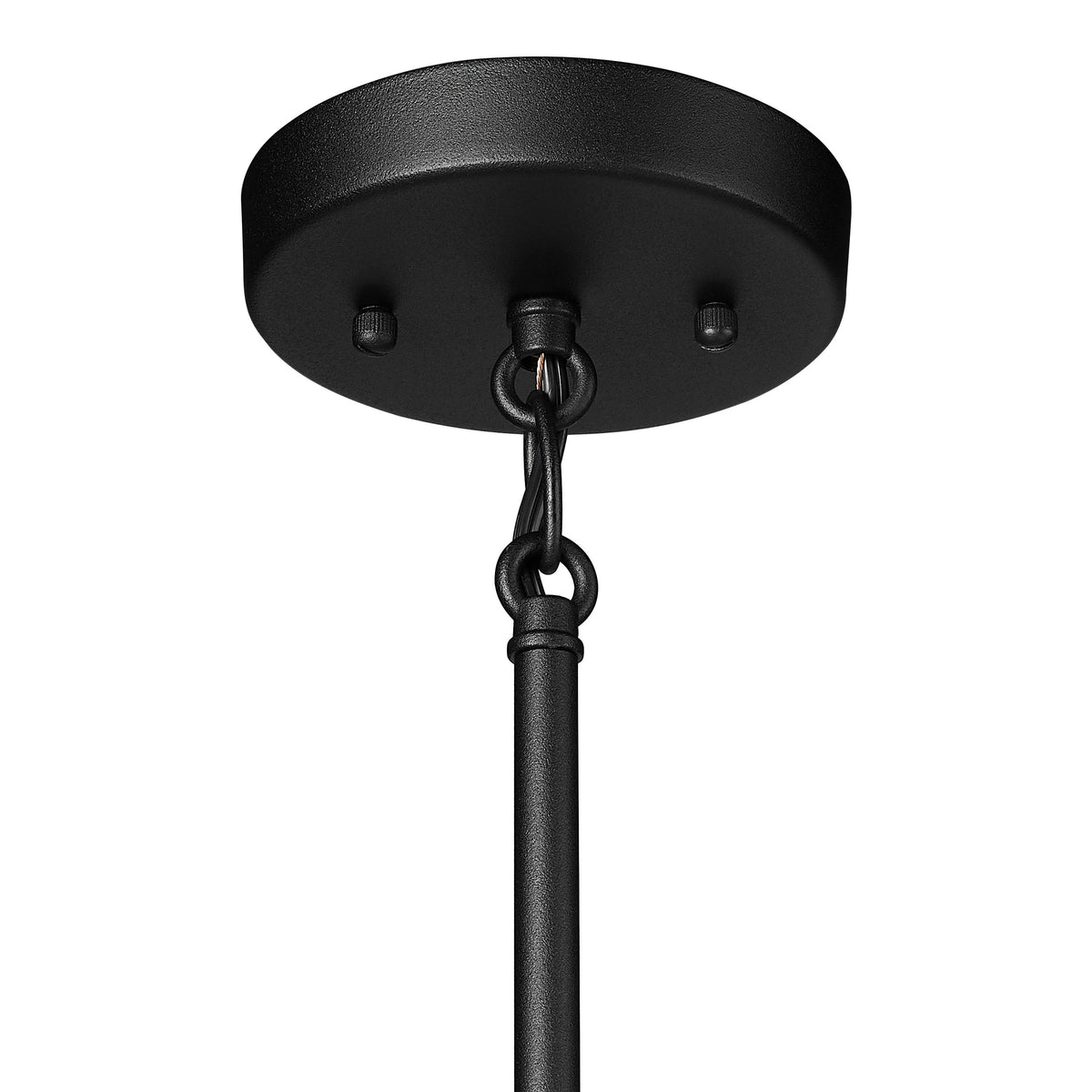 12.25'' Axston Textured Black 1 Light Hanging Lantern