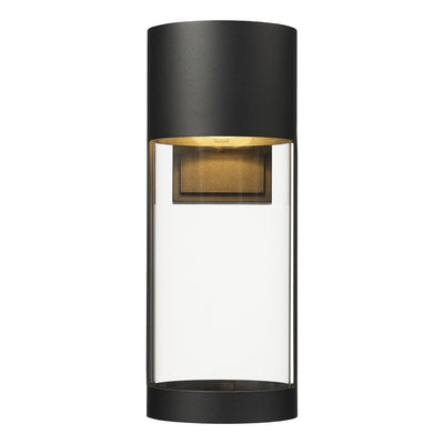 15-inch Trefor Powder Coated Black Outdoor Wall Sconce
